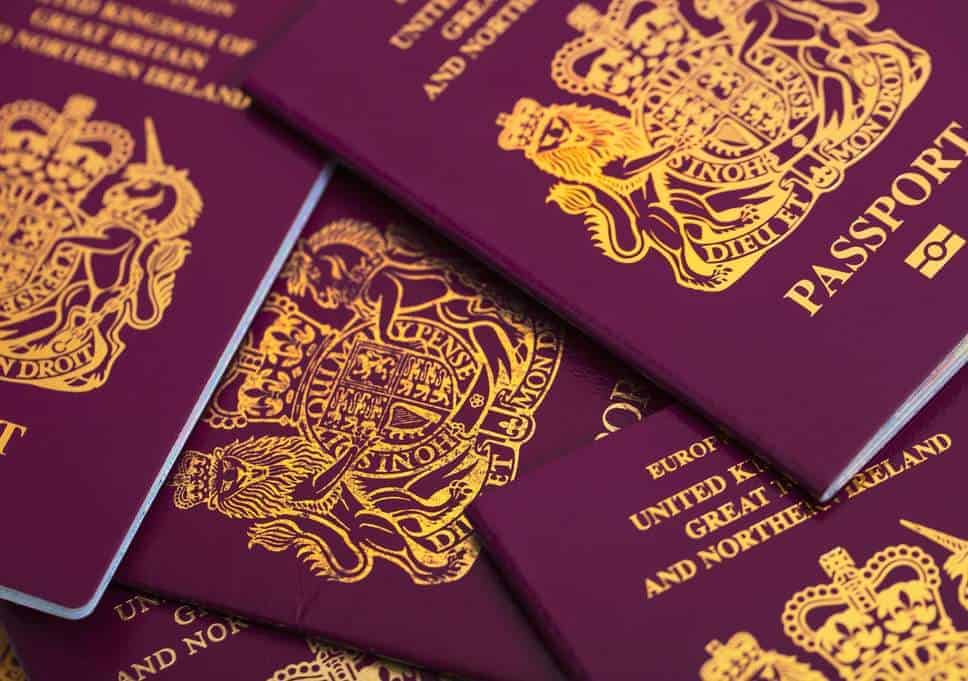 travelling to europe on british passport after brexit