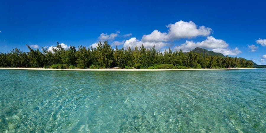 Paradise found at Ile Aux Benitiers Le Morne Mauritius