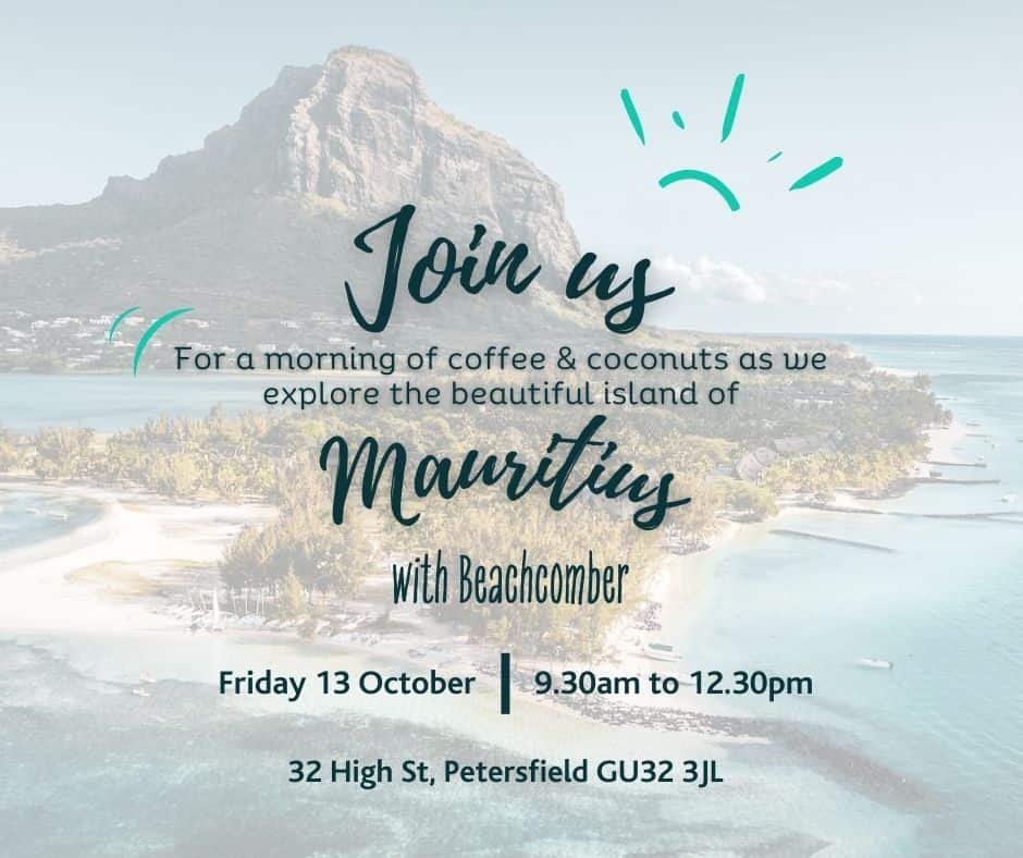 Mauritius Coffee Morning - Meon Valley Travel