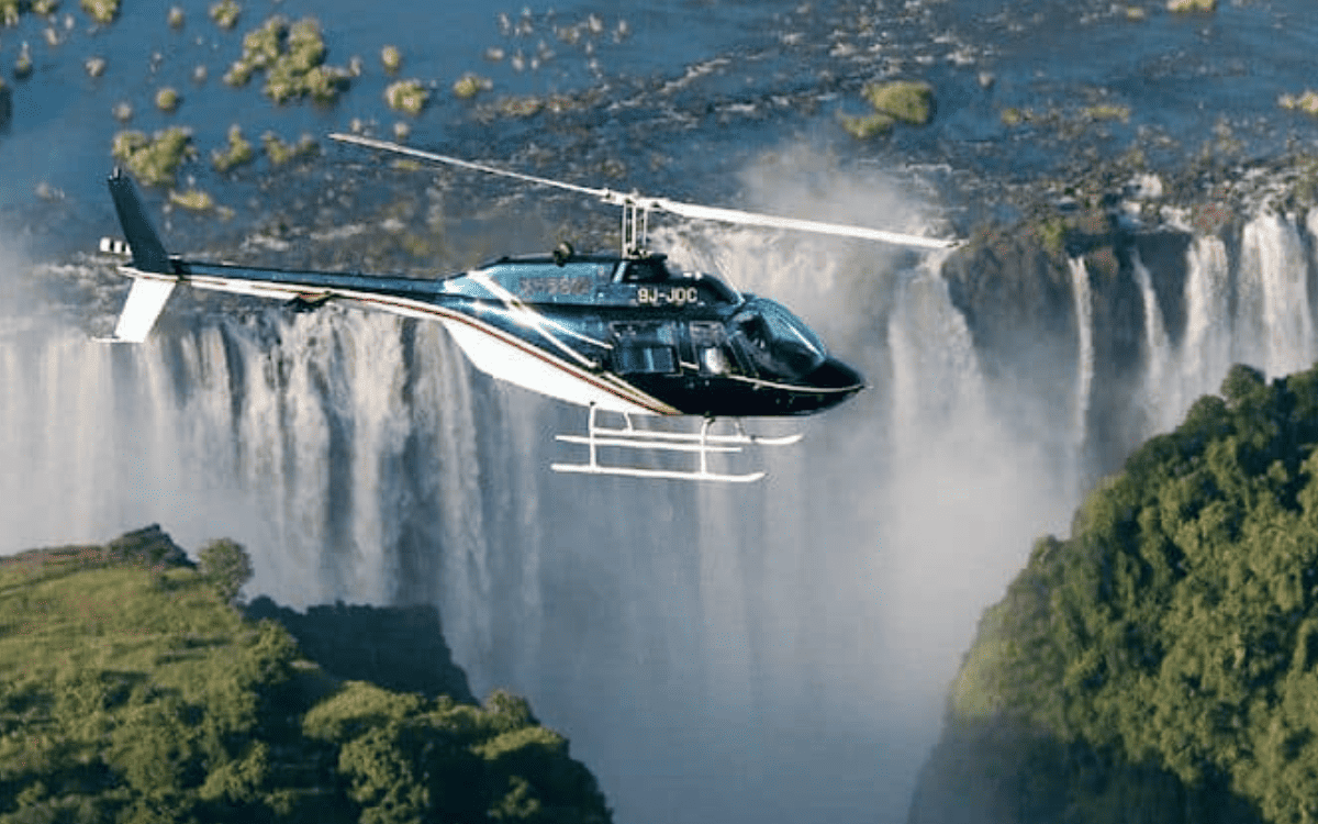 Victoria falls helicopter
